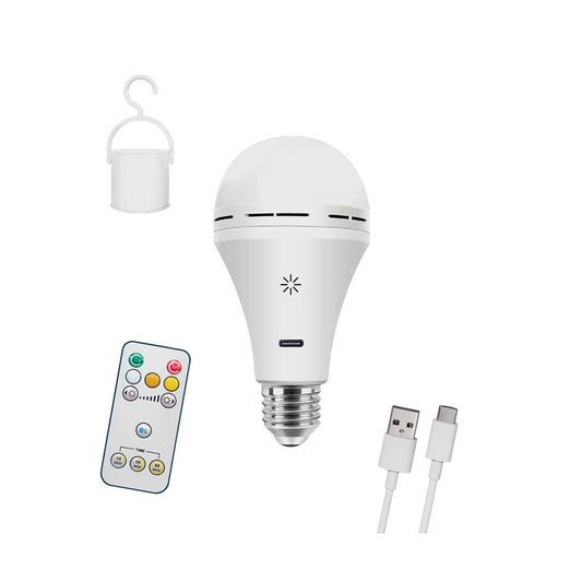LÃ¢mpada led recarregÃ¡vel usb e27 6w 3cct reg 500 lm_0