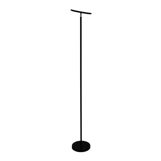 Candeeiro de pÃ© led dencel, 24 w 3cct dim 2200 lm, preta, Ã¸25 x 175 cm_0