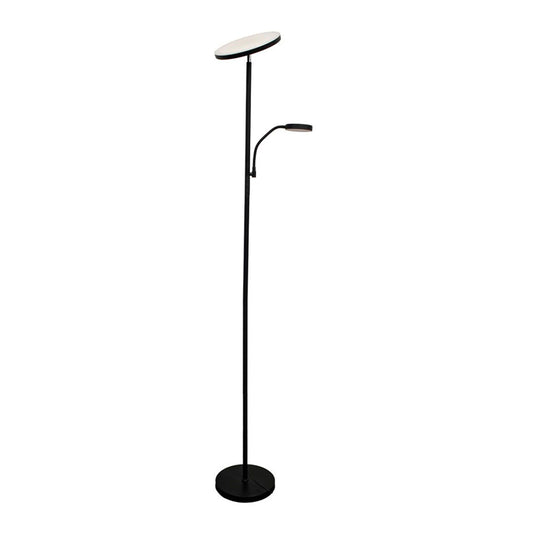 Candeeiro de pÃ© led dencel, 30+6 w, 3cct, reg 3000 lm, preto, Ã¸25 x 175 cm_0