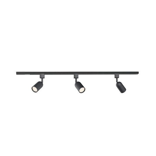 Sistema de calha easylink com 3 projetores shea, 5 w, cor preta_0