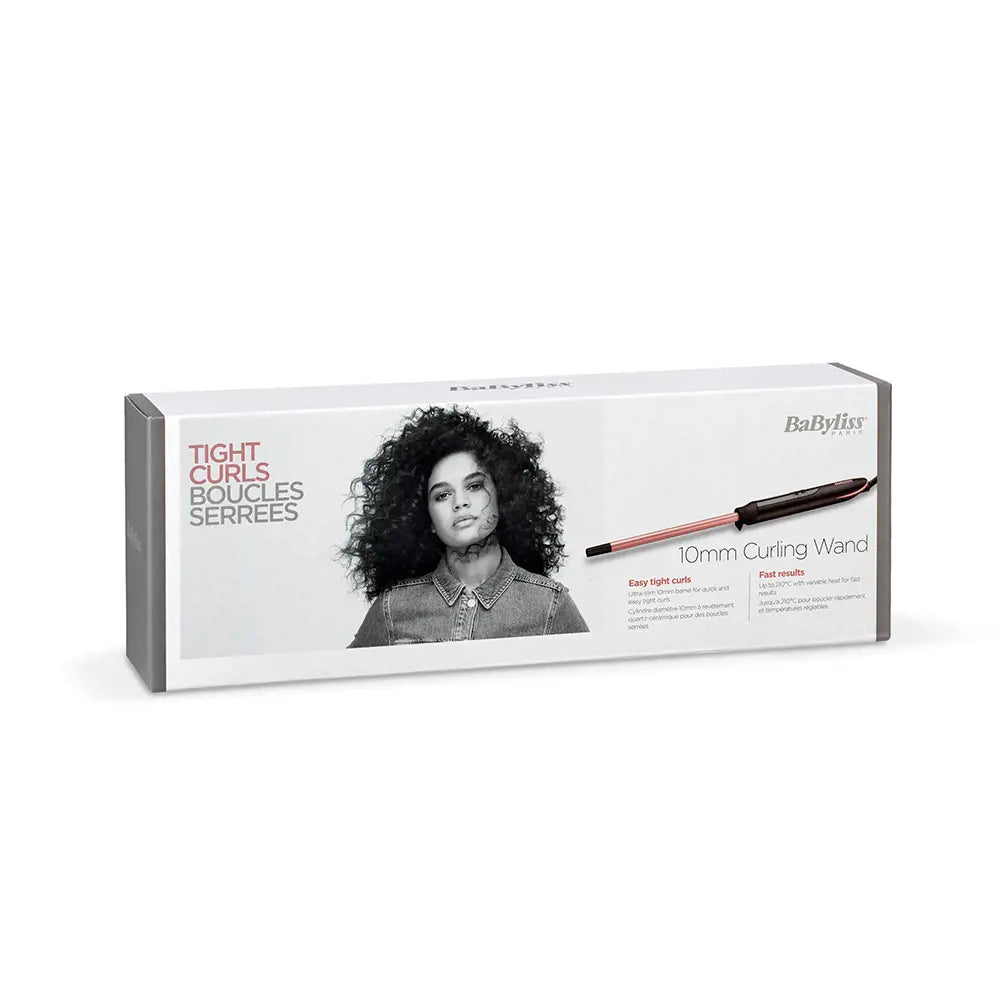 BaByliss Curling Tongs Tight Curls 10mm / Preto / C449E