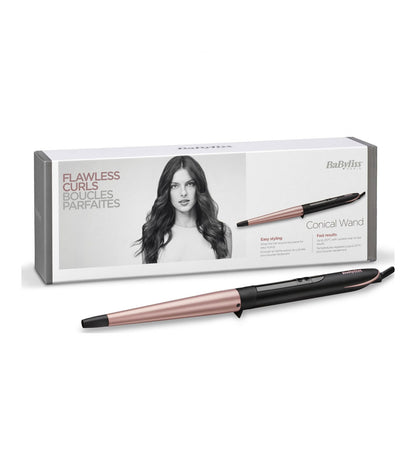 BaByliss Curling Tongs Pré-aquecidos Preto/Rosa (C454E)