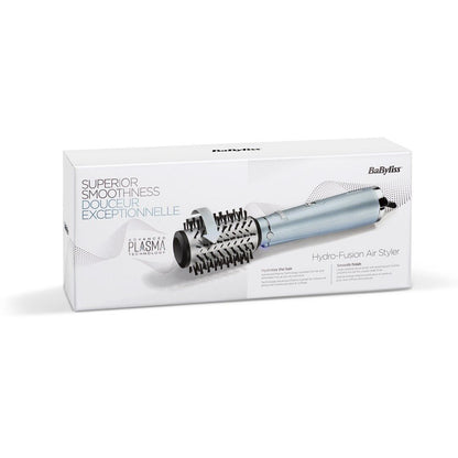 BaByliss Hot Air Brush Hydro Fusion Styler / Ice Blue / AS773E