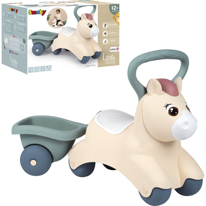 Andador Infantil Smoby Baby Pony com Reboque