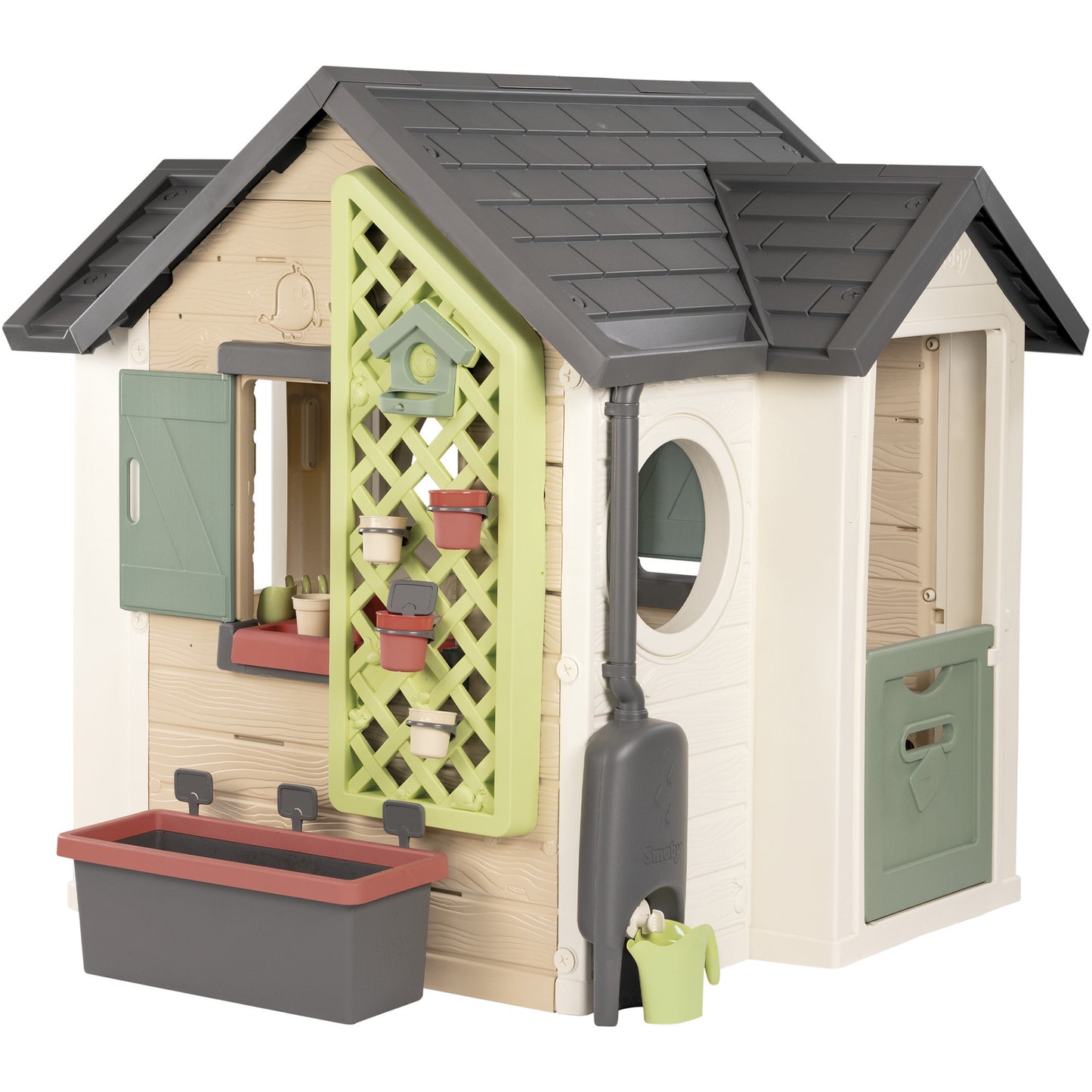 Casa Infantil Smoby Life Garden com Área de Jardinagem