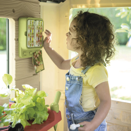 Casa Infantil Smoby Life Garden com Área de Jardinagem