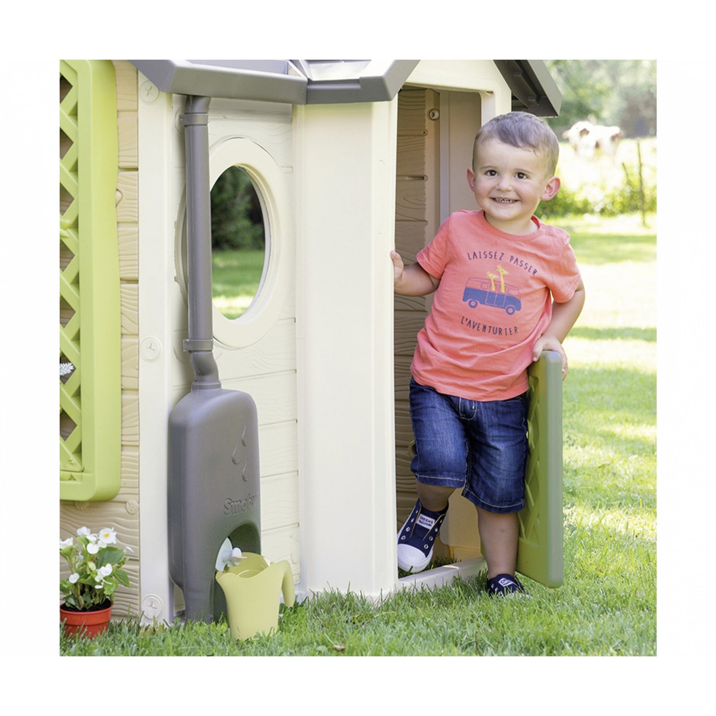 Depósito de Água Smoby Life com Regador para Casas de Jardim
