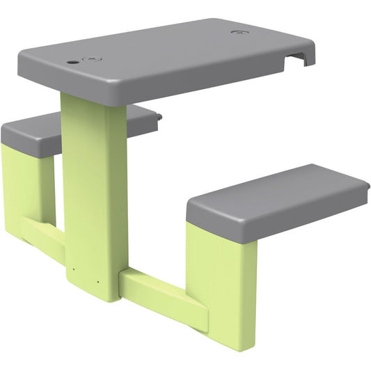 Mesa de Piquenique Smoby Life com Bancos para Casa Infantil