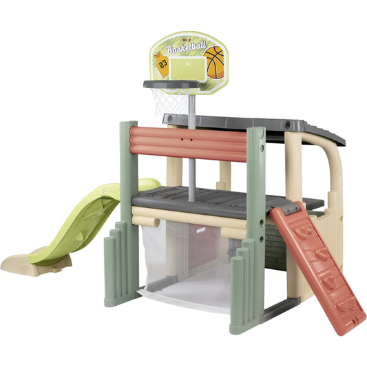 Parque Infantil Smoby Life Fun Center com Escorrega e Escalada