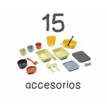 Cozinha de Lama Smoby Life Mud Kitchen Exterior Infantil