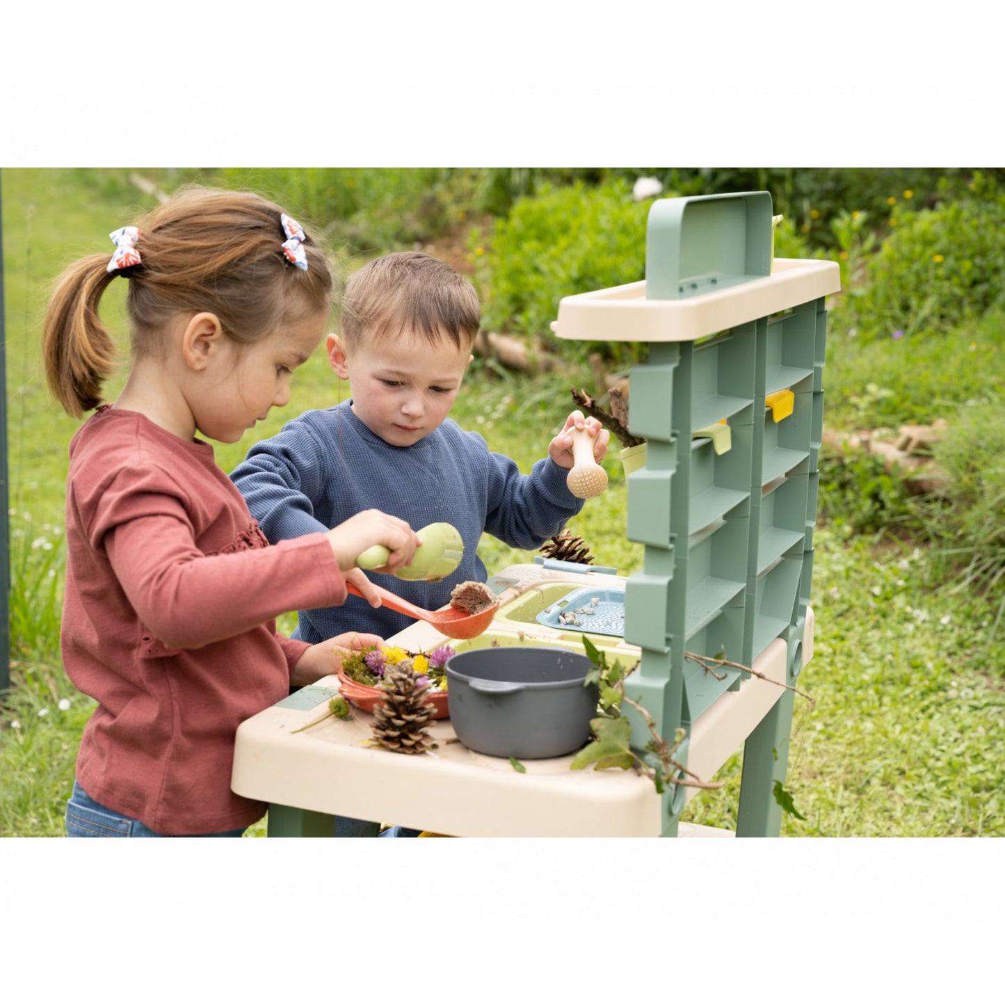 Cozinha de Lama Smoby Life Mud Kitchen Exterior Infantil