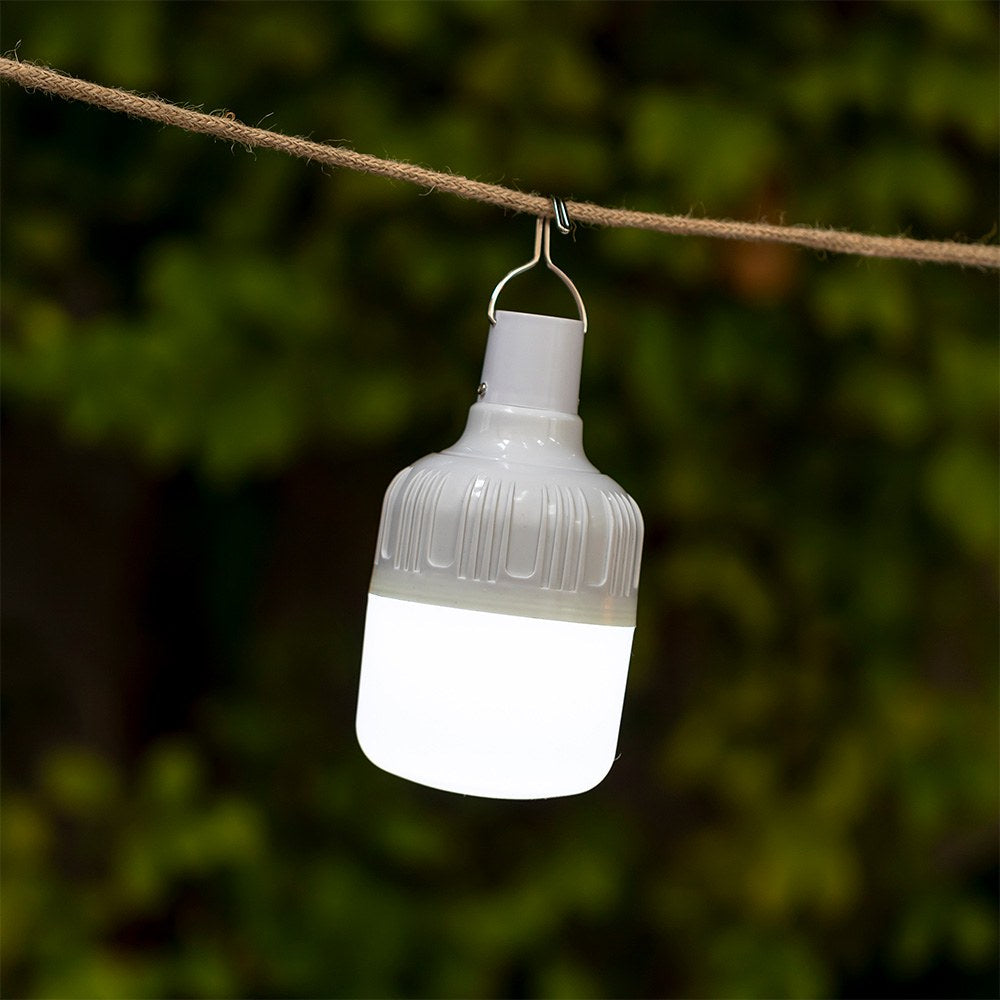 LÃ¢mpada led portÃ¡til recarregÃ¡vel, branca, 500 lm, ip44, 2 un_0