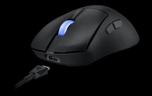 ASUS ROG Keris II Ace Wireless AimPoint Black ratÃ³n mano derecha RF Wireless + Bluetooth + USB Type-A Ã“ptico 42000 DPI_6