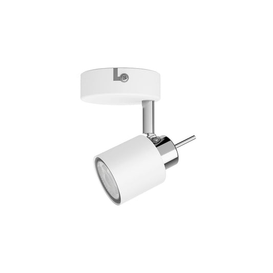 Meranti gu10 1-element spotlight (lÃ¢mpada nÃ£o incluÃ­da) branco 8 x ??15,5 x 8 cm_0