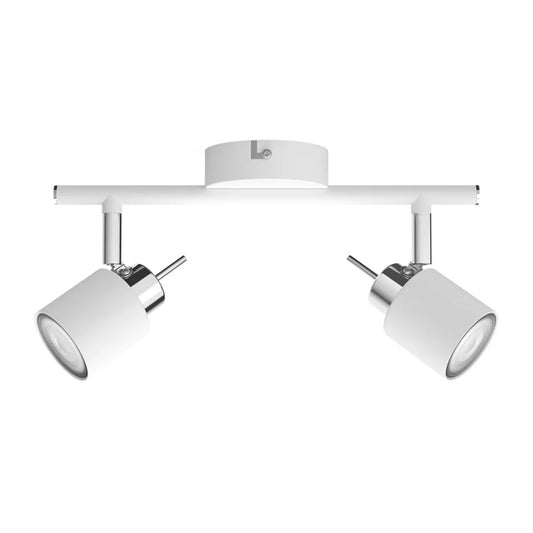 Meranti gu10 2-element spotlight (lÃ¢mpada nÃ£o incluÃ­da) branco 8 x ??15,5 x 27,4 cm_0
