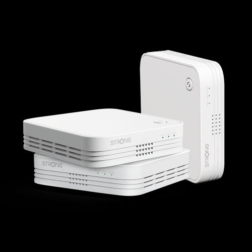 Strong WI-FI MESH HOME TRIO PACK 1200 Doble banda (2,4 GHz / 5 GHz) Wi-Fi 5 (802.11ac) Blanco 3 Interno_0