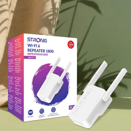 Strong AX1800 Repetidor de red 1800 Mbit/s Blanco_4
