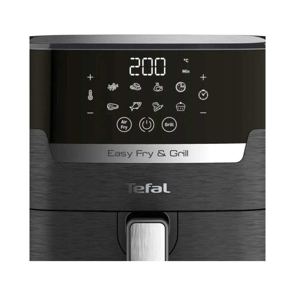 Fritadeira Air Fryer Tefal Easy Fry & Grill Precision 2 em 1 EY5058P0 4.2 L - Preto