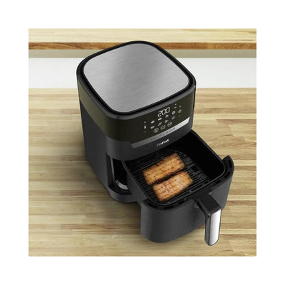 Fritadeira Air Fryer Tefal Easy Fry & Grill Precision 2 em 1 EY5058P0 4.2 L - Preto