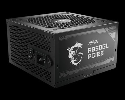 MSI MAG A850GL PCIE5 unidad de fuente de alimentación 850 W 20+4 pin ATX ATX Negro_0