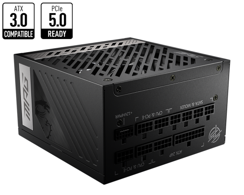 MSI MPG A850G PCIE5 unidad de fuente de alimentación 850 W 24-pin ATX ATX Negro_0