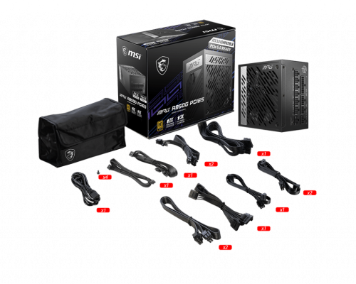 MSI MPG A850G PCIE5 unidad de fuente de alimentación 850 W 24-pin ATX ATX Negro_4