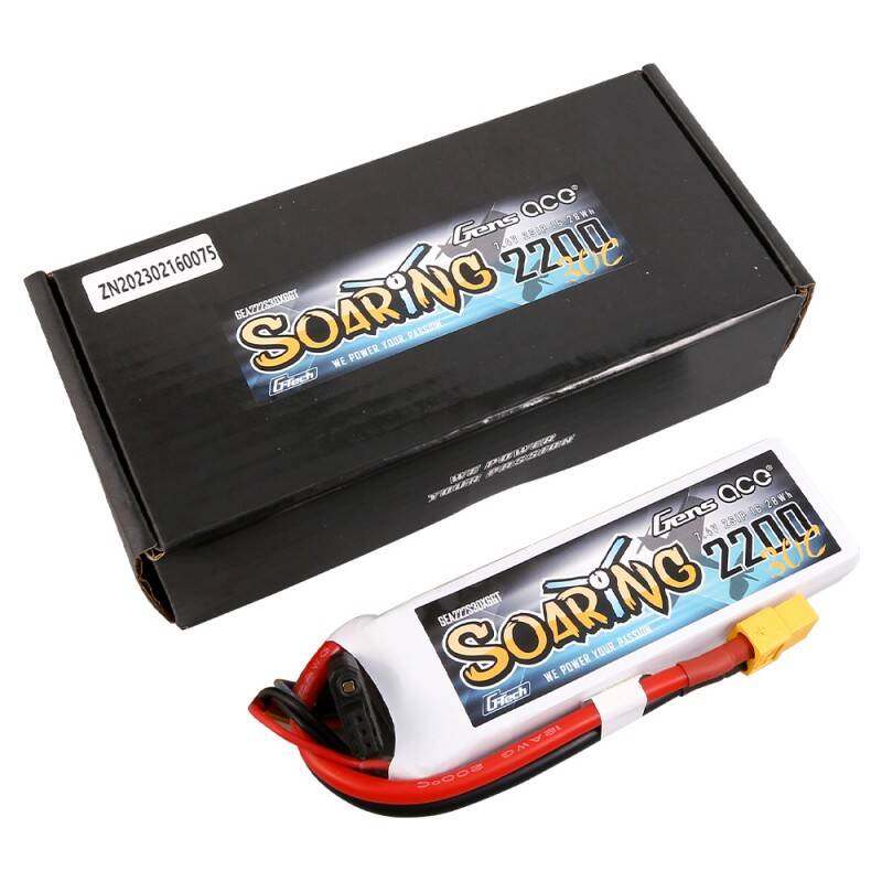 Gens Ace G-Tech Soaring 2200mAh 7.4V 30C 2S1P XT60 Battery_4
