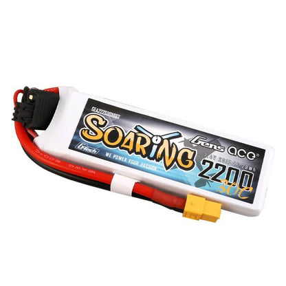 Gens Ace G-Tech Soaring 2200mAh 7.4V 30C 2S1P XT60 Battery_0