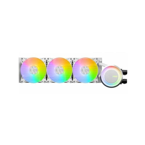 MSI MAG CORELIQUID E360 WHITE sistema de refrigeración para ordenador Placa base, Procesador Kit de refrigeración líquida 12 cm Blanco_0