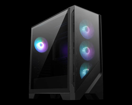 MSI MAG FORGE 320R AIRFLOW carcasa de ordenador Micro Torre Negro, Transparente_0