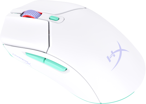 HP HyperX Pulsefire Haste 2 Core inalÃ¡mbricos: ratÃ³n gaming (blanco/verde/pÃºrpura)_2