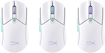 HP HyperX Pulsefire Haste 2 Core inalÃ¡mbricos: ratÃ³n gaming (blanco/verde/pÃºrpura)_6