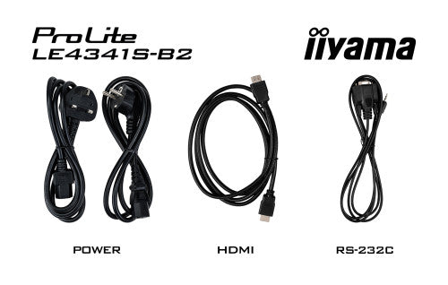 iiyama PROLITE LE4341S-B2 Pantalla plana para seÃ±alizaciÃ³n digital 108 cm (42.5") LCD 350 cd / mÂ² Full HD Negro 18/7_1