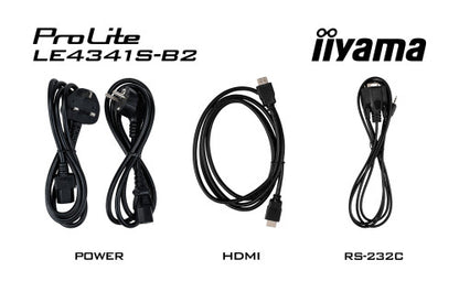 iiyama PROLITE LE4341S-B2 Pantalla plana para seÃ±alizaciÃ³n digital 108 cm (42.5") LCD 350 cd / mÂ² Full HD Negro 18/7_1
