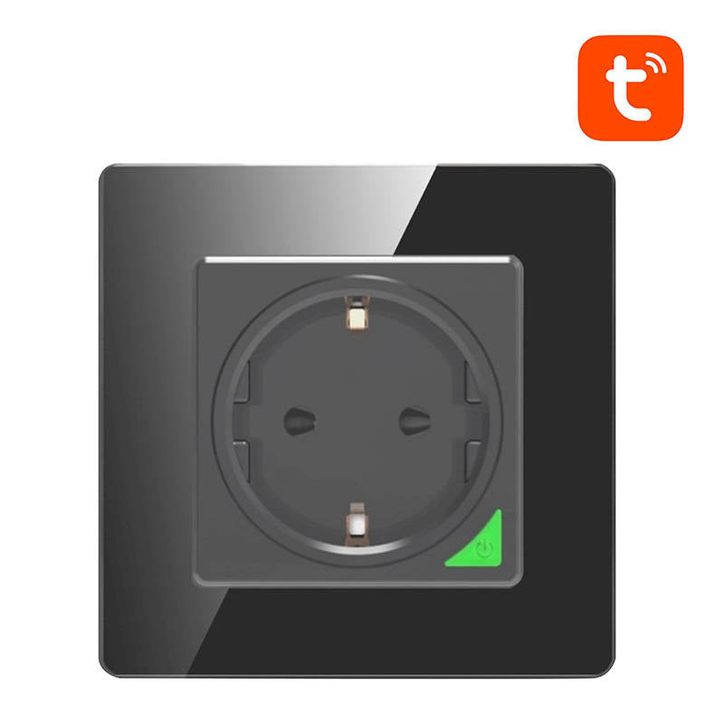 Smart WiFi Wall Socket Avatto N-WOT10-EU-B TUYA (black)_0