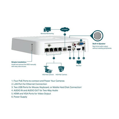 TP-LINK TPLINK NVR VIGI NVR1104H-4P NVR1104H4P (VIGI NVR1104H-4P)_2