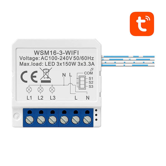 Smart Switch Module WiFi Avatto WSM16-W3 TUYA_0