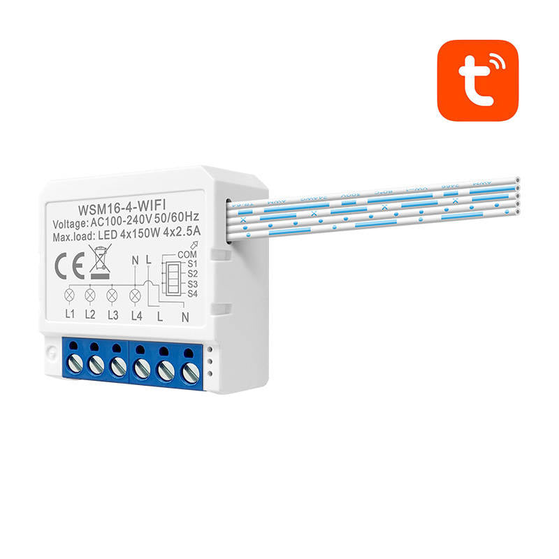 Smart Switch Module WiFi Avatto WSM16-W4 TUYA_1