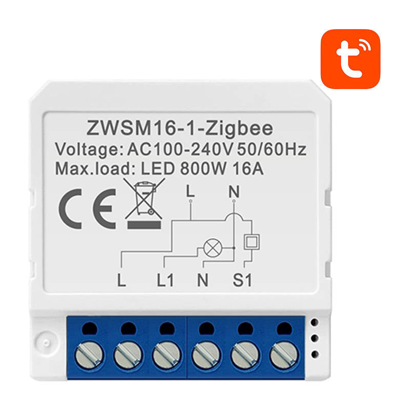 Smart Switch Module ZigBee Avatto ZWSM16-W1 TUYA_0
