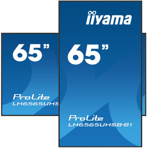 MONITOR IIYAMA 65" , UHD IPS PANEL, HAZE 1%, 800CD/M, HORIZ Y VERT, SIGNAL FAILOVER, MM 2X 10W,  HDMI 2X, DP, USB 2.0 X2, WIFI, LAN, MEDIA PLAY USB PORT, CONTROL LAN / RS232C, IISIGNAGE2 (CMS/DMS), E-SHARE, ANDROID 11 OS,  24/7 OPERATION, VESA  (400X_3