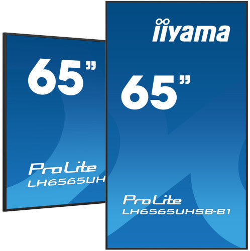 MONITOR IIYAMA 65" , UHD IPS PANEL, HAZE 1%, 800CD/M, HORIZ Y VERT, SIGNAL FAILOVER, MM 2X 10W,  HDMI 2X, DP, USB 2.0 X2, WIFI, LAN, MEDIA PLAY USB PORT, CONTROL LAN / RS232C, IISIGNAGE2 (CMS/DMS), E-SHARE, ANDROID 11 OS,  24/7 OPERATION, VESA  (400X_4