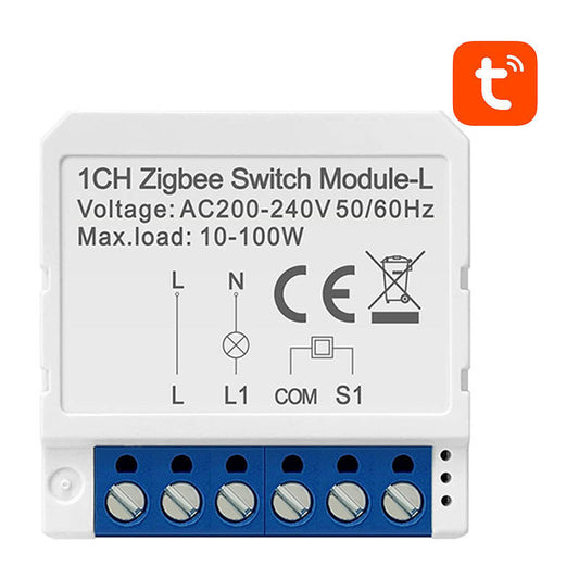 Smart Switch Module ZigBee Avatto LZWSM16-W1 No Neutral TUYA_0