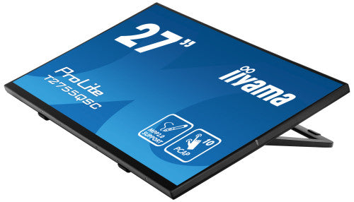 MONITOR IIYAMA 27" IPS BONDED PCAP 10P TOUCH, MPP2.0 (ACTIVE STYLUS) SUPPORTED, 2560X1440, FLAT BEZEL FREE GLASS FRONT, HDMI, DISPLAYPORT, 360CD/MÂ², USB HUB 2X 3.2, SPEAKERS, BOOKSTAND (T2755QSC-B1)_11