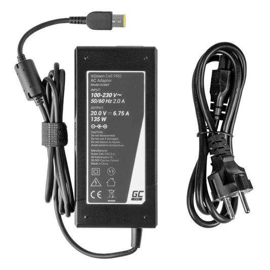 Power supply Green Cell PRO 20V 6.75A 135W for Lenovo IdeaPad Gaming L340-15 L340-17 15ARH05 15IMH05 Legion Y520 Y530 Y730_0
