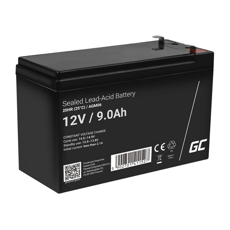 Green Cell AGM VRLA 12V 9Ah maintenance-free battery for UPS units_3