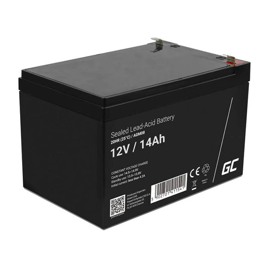 Rechargeable battery AGM 12V 14Ah Maintenancefree for UPS ALARM_0
