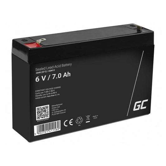 Rechargeable battery AGM 6V 7Ah Maintenancefree for UPS ALARM_0