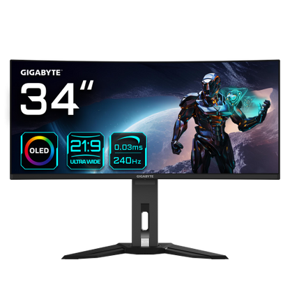 GIGABYTE MO34WQC2 pantalla para PC 86,4 cm (34") 3440 x 1440 Pixeles Wide Quad HD Negro_0