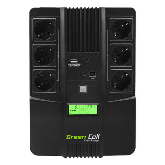 Uninterruptible power supply UPS Green Cell AiO 800VA 480W_0