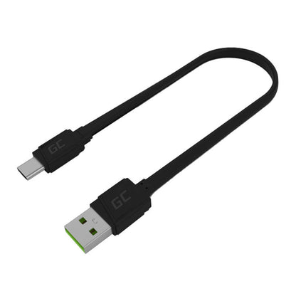 Cable USB - USB-C Green Cell GCmatte, 25cm, with Ultra Charge, QC 3.0_1